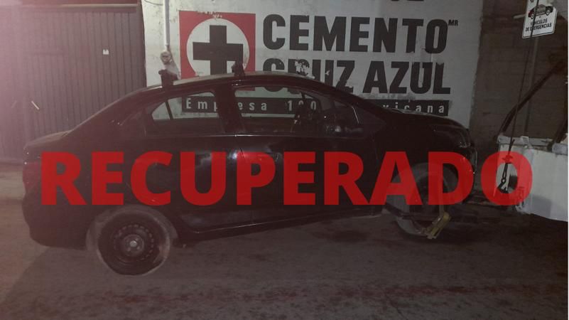 Policía de San Pedro Cholula recupera vehículo robado