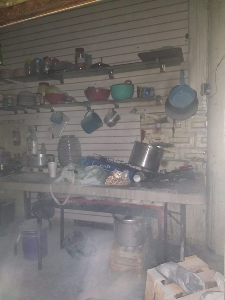 Conato de incendio moviliza a elementos de emergencia