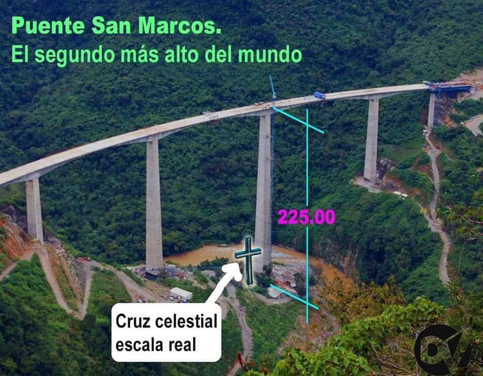 Puente San Marcos, con la segunda pila más alta del mundo