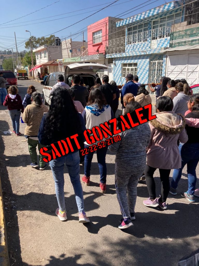 Despiden a Estefanía, bebé de 5 meses muerta con sujetos liberados por las autoridades poco antes de provocar el accidente que mató a tres personas