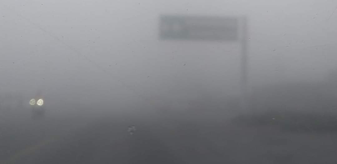 Fotonota: Neblina y frío en la vía México Tuxpan