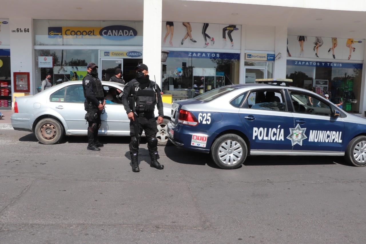Desde San Pedro Cholula: Policía municipal ofrece acompañamiento bancario