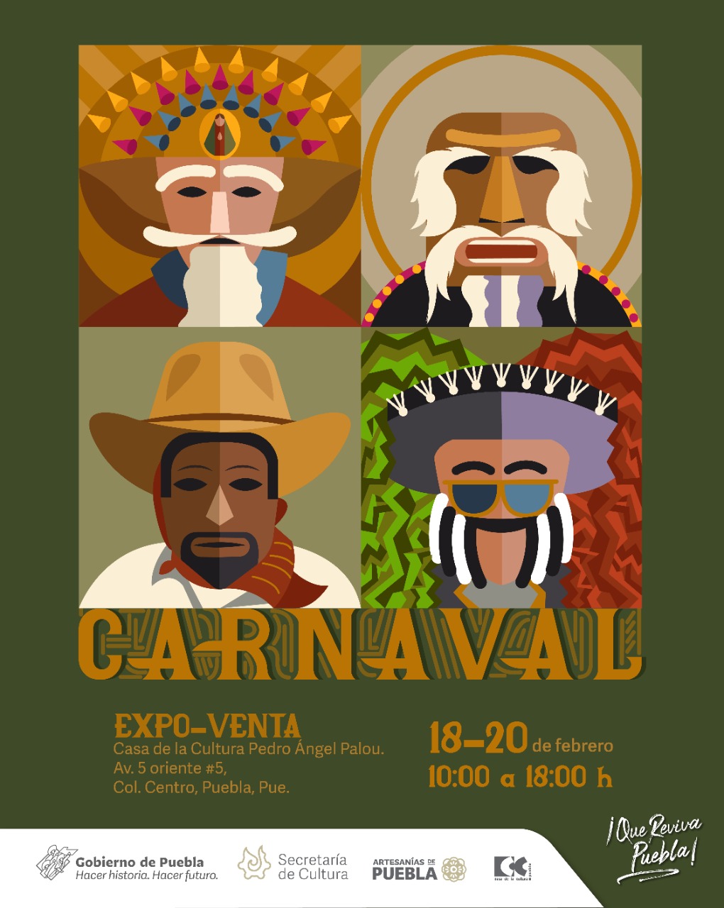Realizará Cultura Expo-venta “Los artesanos en Carnaval”