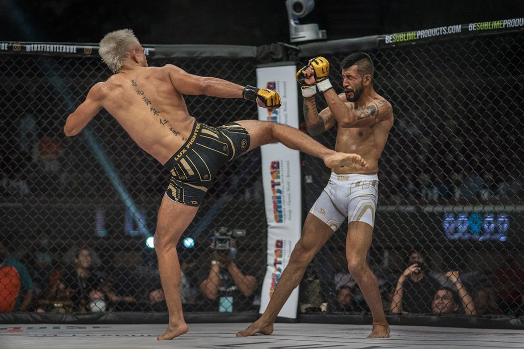 Tras victoria, “Tiburón Blanco” Domínguez aspira al título de LUX Fight League