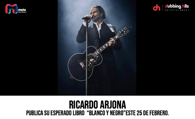 Ricardo Arjona lanzó este viernes 25 de febrero su libro “Blanco y Negro”.
