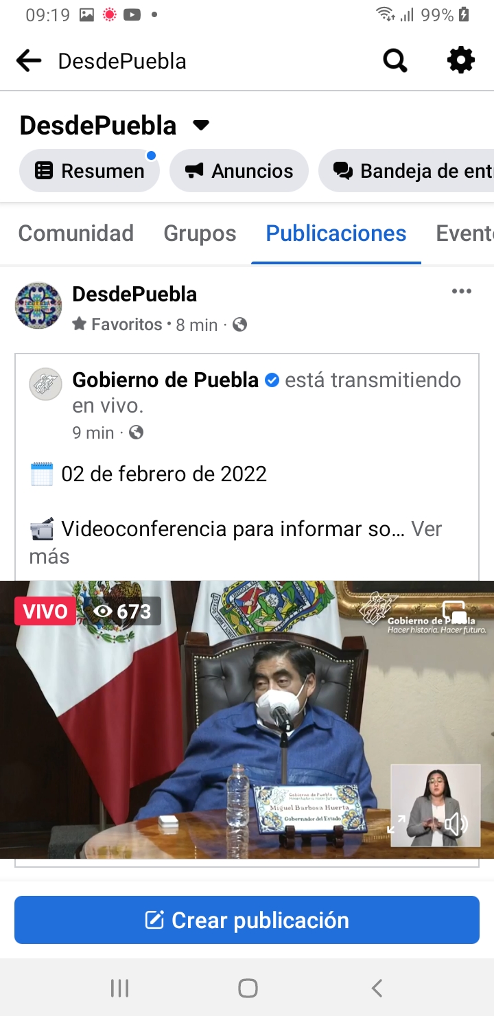 Oportunismo, que el PAN trate de sacar raja política de la UDLAP, acusó el gobernador Luis Miguel Barbosa Huerta