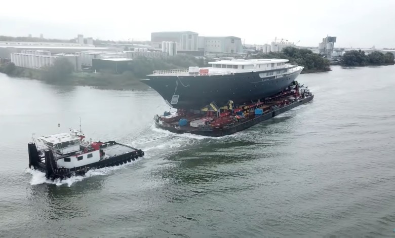 Desmontarán puente histórico en Rotterdam para que el nuevo yate de Jeff Bezos pueda salir al mar