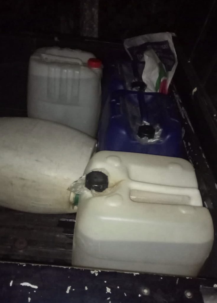 Asegura SSP vehículo con combustible presuntamente ilegal