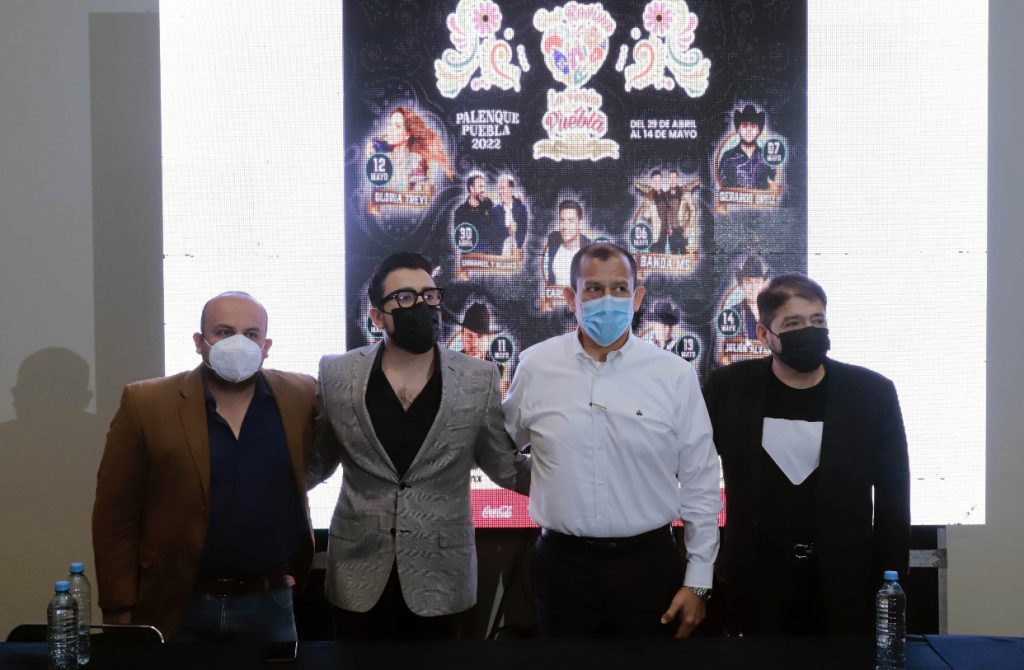 Video desde Puebla: Presentan Cartel del Palenque de la Feria 2022; organizadores garantizan eventos de calidad