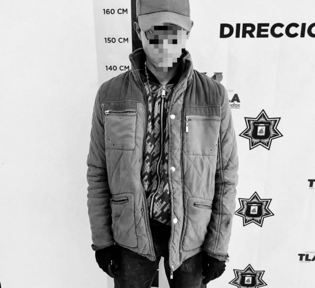 Arrestan en Tlaxcala Capital a presunto ladrón de tiendas de conveniencia