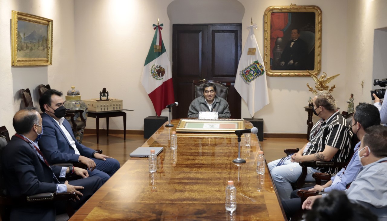 Gobernador Barbosa reitera seguridad para aficionados del Puebla FC