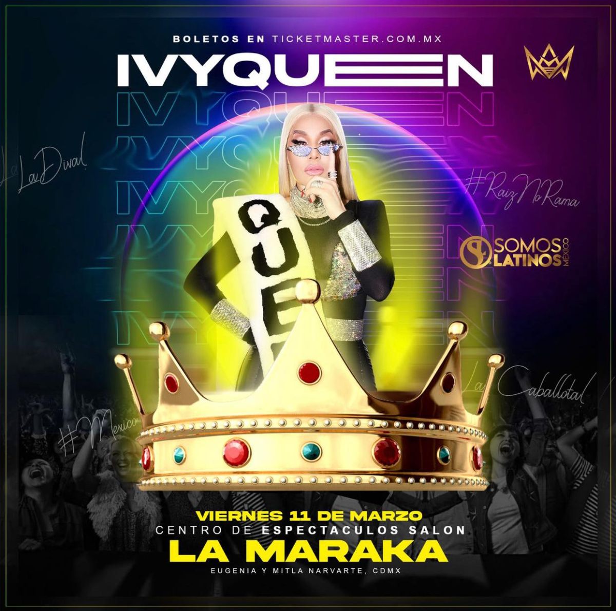 Ivy Queen se presenta hoy viernes en La Maraka en la CDMX