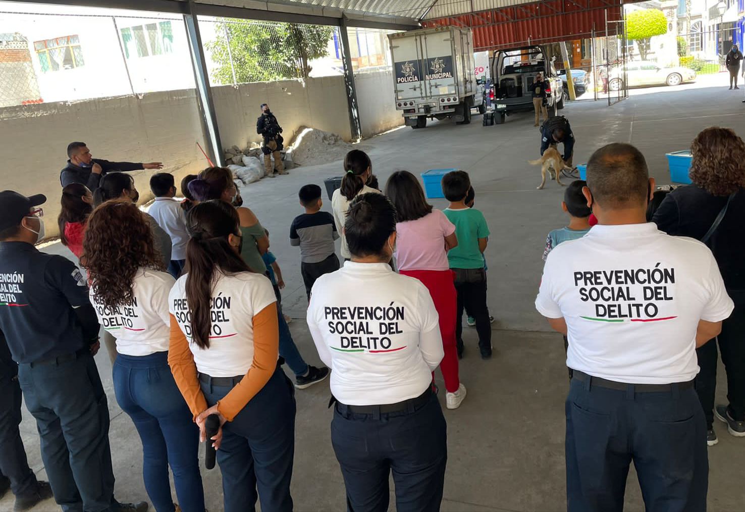 Secretaría de Seguridad municipal efectuó evento de prevención del delito en Xilotzingo