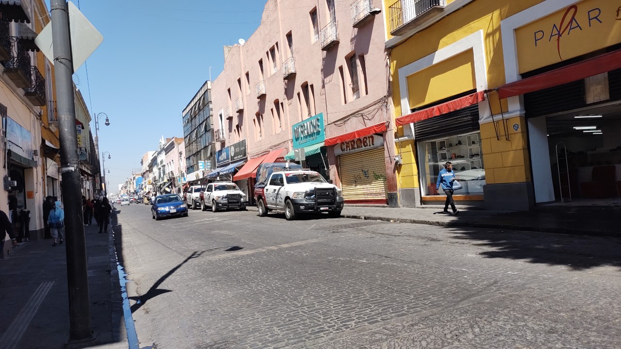 Por 2do día consecutivo, las calles 8, 10 y 12 poniente se mantienen sin ambulantes