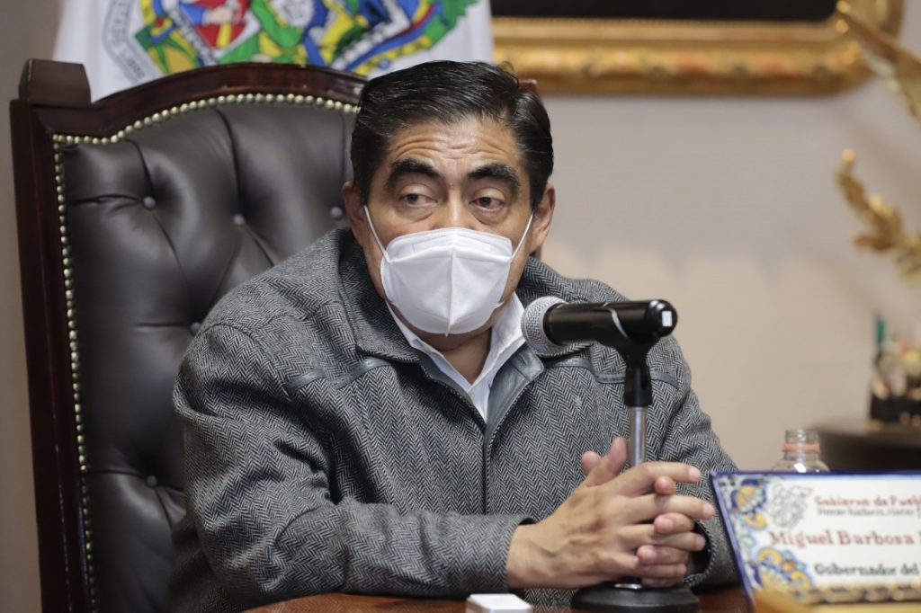 En Puebla se garantiza la seguridad en las manifestaciones del 8M, subrayó Miguel Barbosa