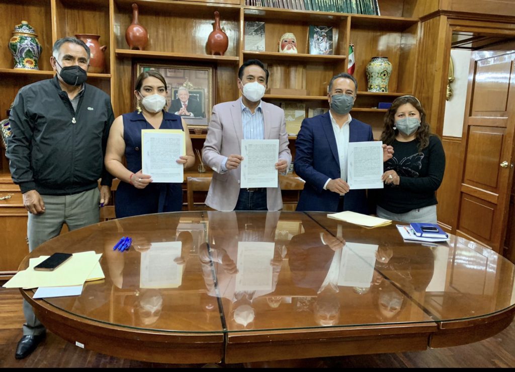 Logran acuerdo Ayuntamiento de Tlaxcala y Sindicato 7 de mayo para pago de prestaciones