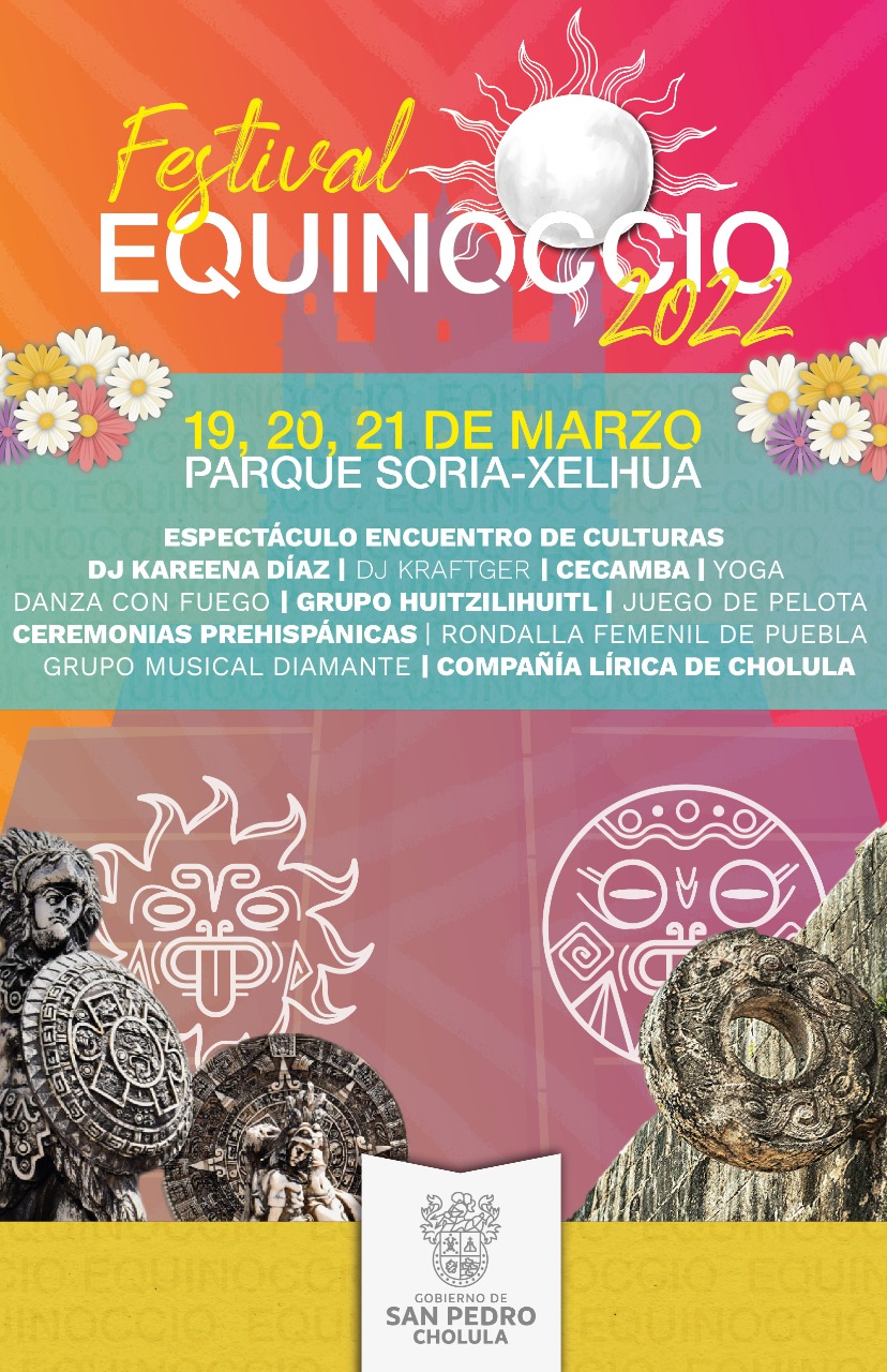 Video desde Puebla: Gobierno de Cholula presenta Festival Equinoccio 2022