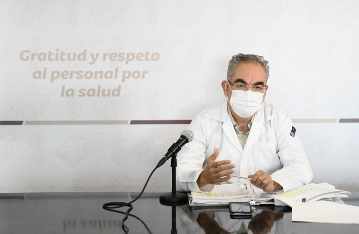 Video desde Puebla: En lo que va del ciclo escolar 2021-22, se tiene un registro de 511 estudiantes que se enfermaron de Covid, indicó el titular de Salud