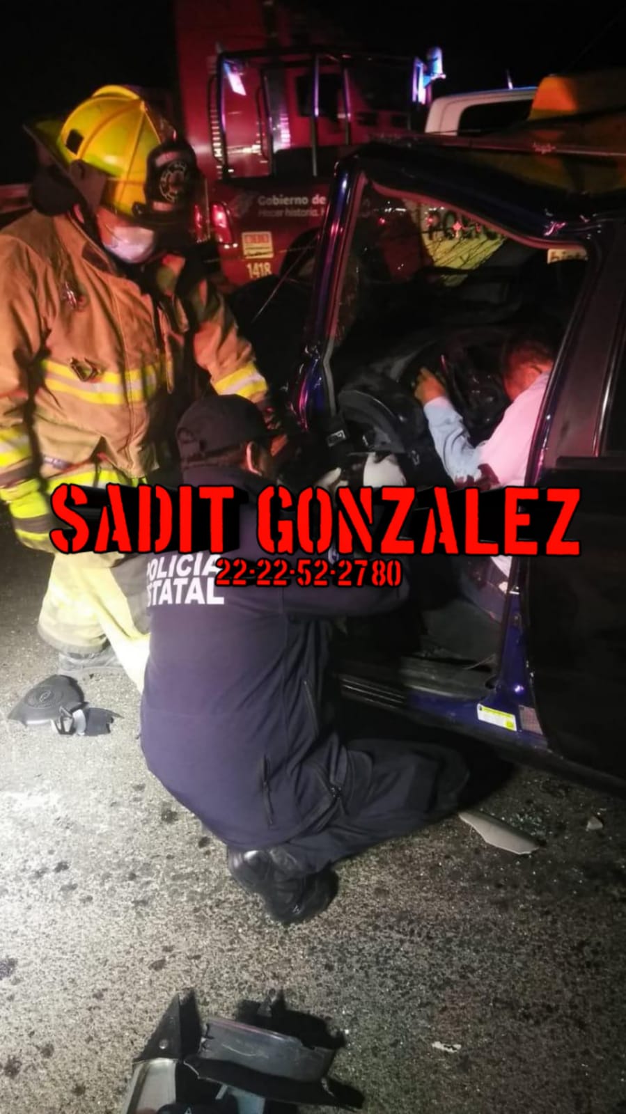 Fallece taxista por accidente en el 2do piso de la México -Puebla