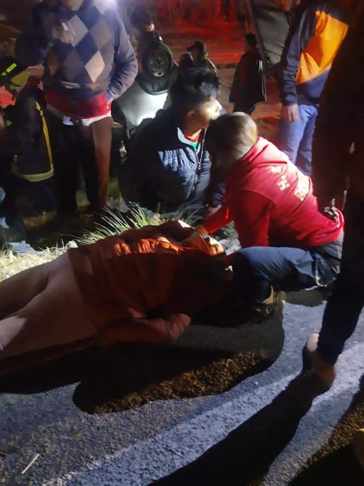 Tres lesionados, saldo de choque en la carretera El Seco-Esperanza
