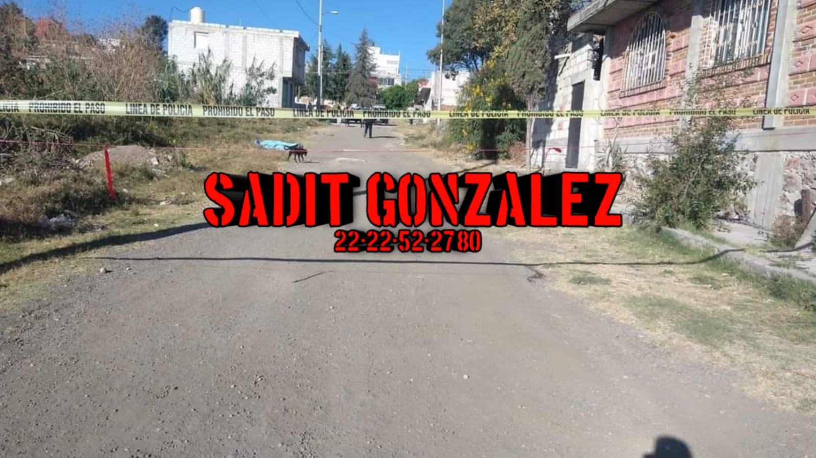 Video desde Puebla: Encuentran cadáver en Balcones del Sur