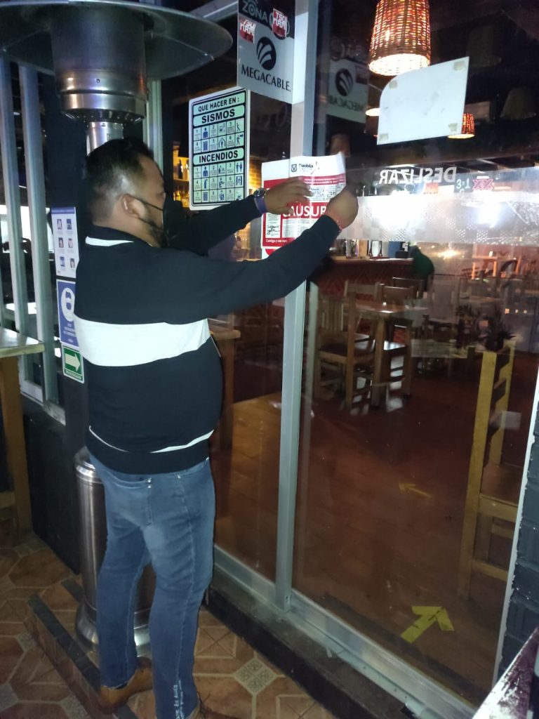 Ayuntamiento de Puebla clausura 5 antros y sanciona a varios más