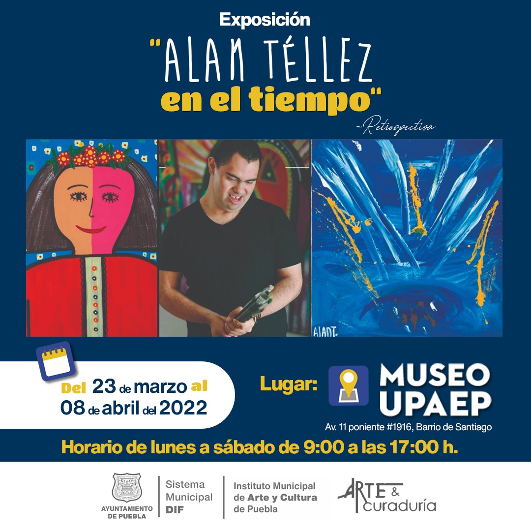 Ayuntamiento de Puebla presenta exposición de artista con síndrome de Down