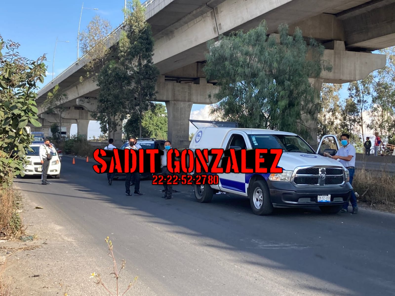 Muere hombre atropellado sobre la autopista México-Puebla