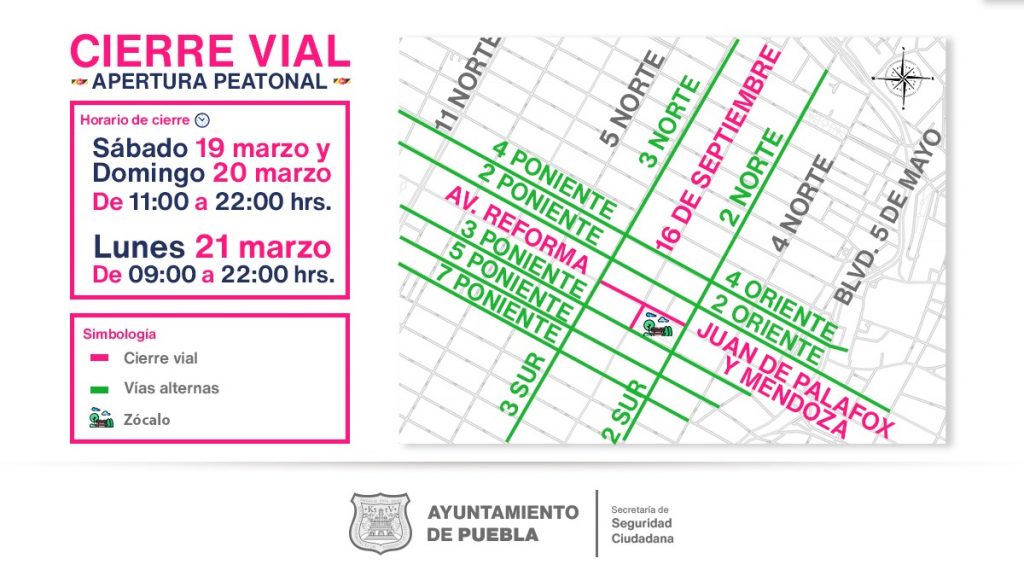 AVISO: Será peatonal el centro histórico este fin de semana largo