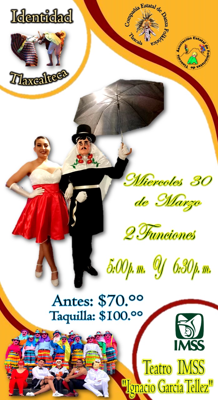 “Identidad Tlaxcalteca”, carnavalesca presentación organizada por la Compañía Estatal de Danza Folklórica de Tlaxcala
