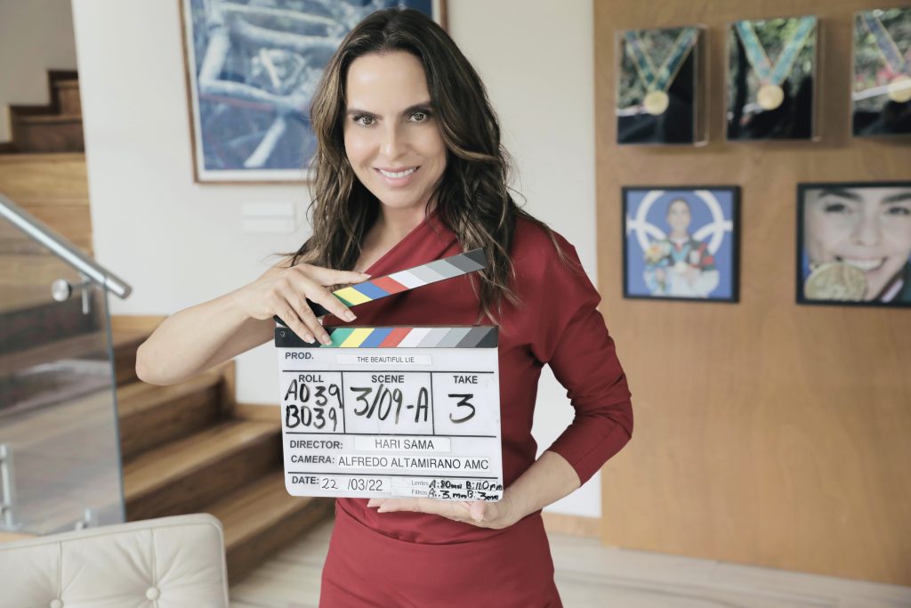 Kate del Castillo filma The Beautiful Lie en CDMX