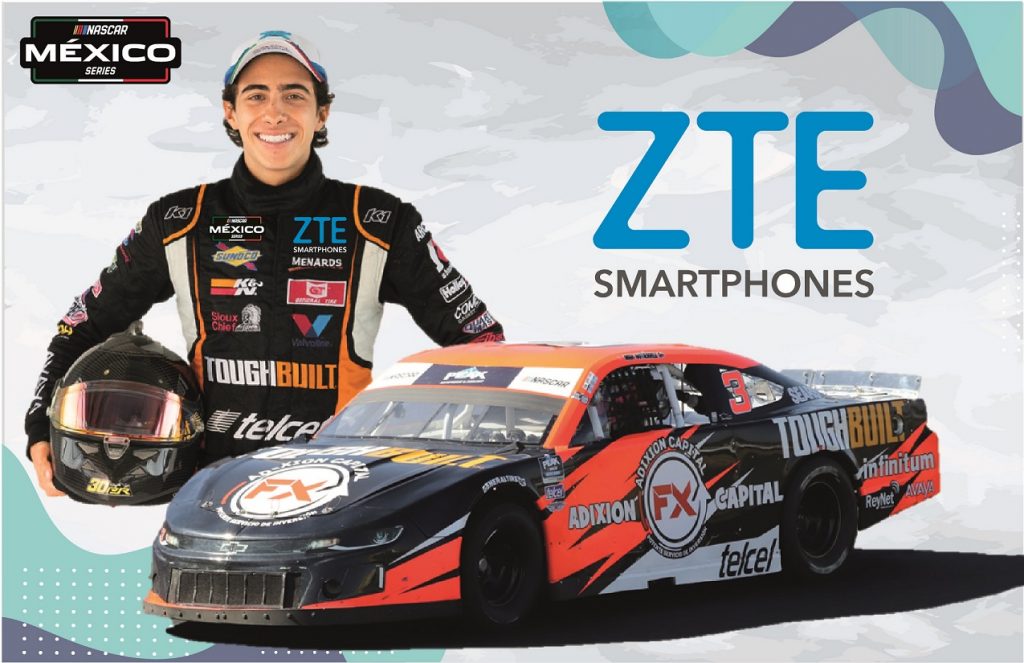 Max Gutiérrez defenderá los colores de ZTE 	en Nascar México