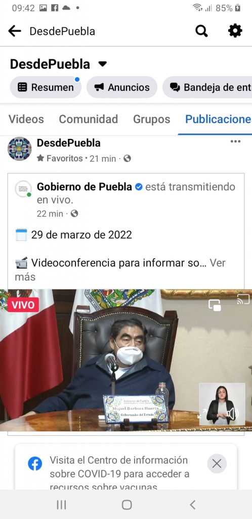 “¿Si no hay persecución, se extienden la alitas?”, cuestionó el gobernador Miguel Barbosa ante la concesión de 10 años de paraderos