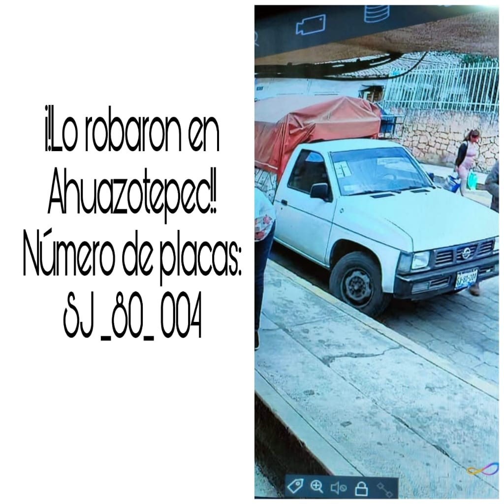 Imparable ola de robo de vehículos en Ahuazotepec