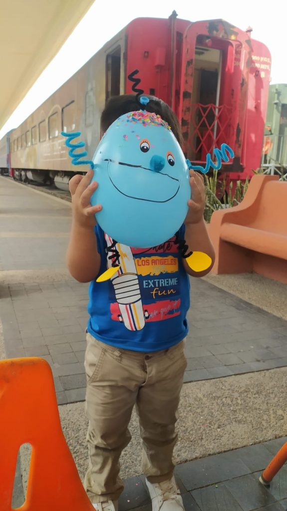 Los sábados son días para niños y niñas en el Museo del Ferrocarril