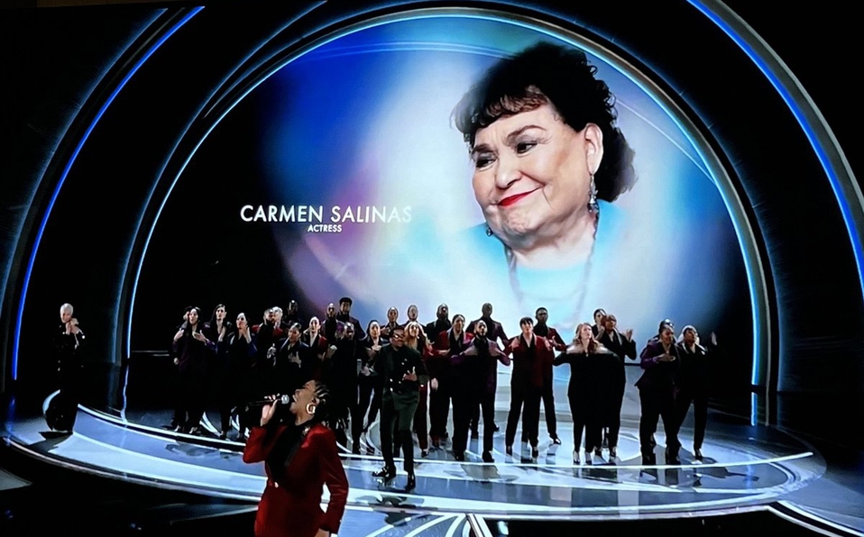 Carmen Salinas es homenajeada durante los Premios Oscar 2022