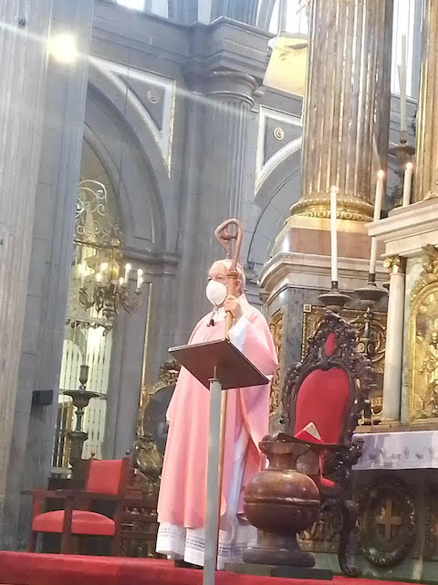 Video desde Puebla: Arzobispo critica que se limite la cantidad de asistentes a eventos religiosos