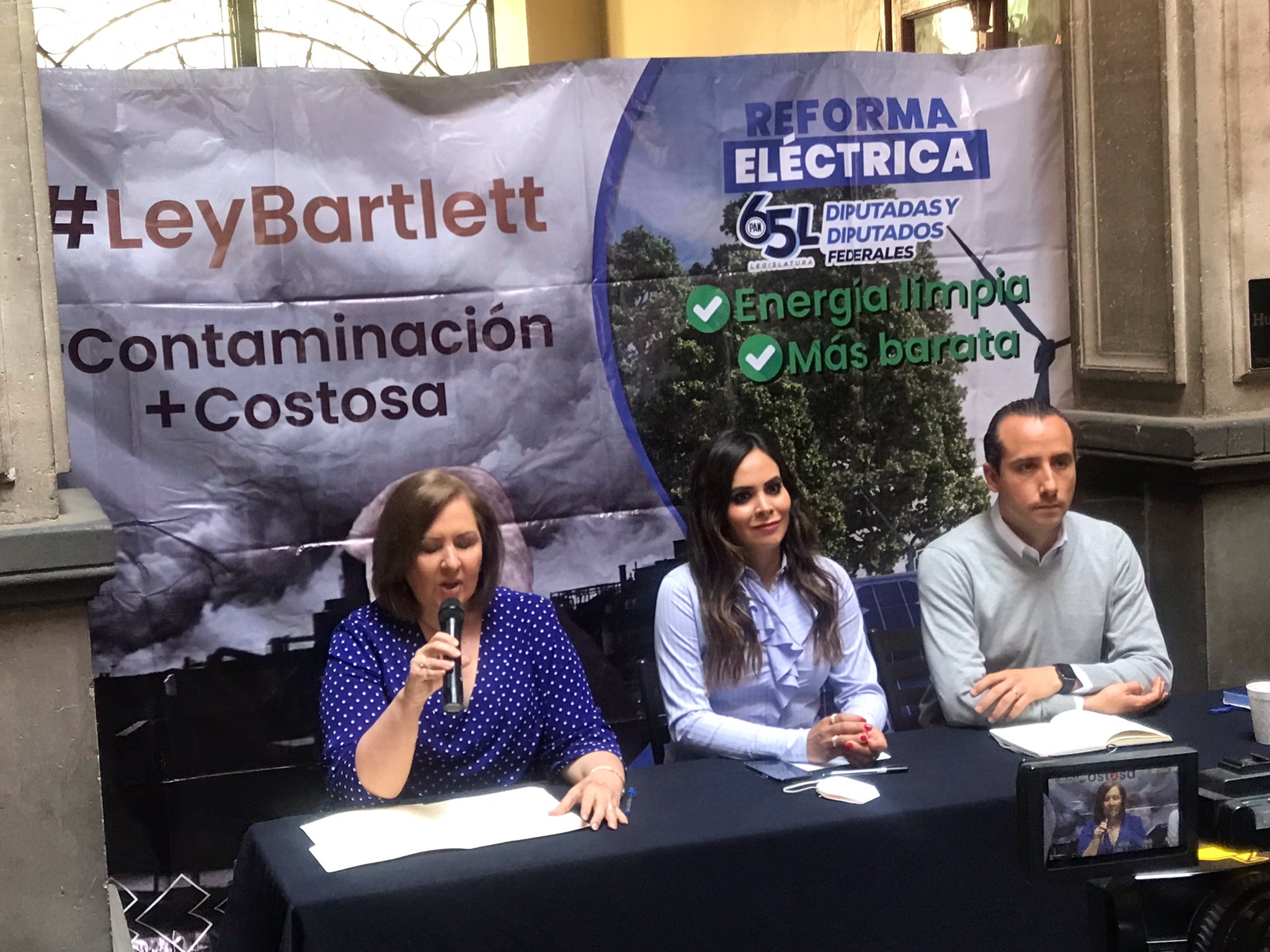 “Hay una alianza entre el PRI, PRD y MC para votar contra la Reforma Eléctrica”: Diputados federales del PAN