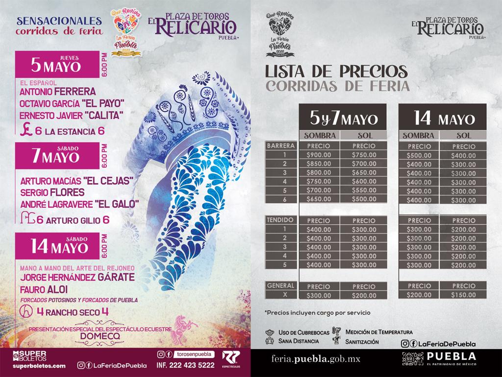 Video desde Puebla: Presentan cartel taurino de la Feria 2022