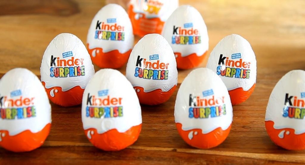 Brasil recibe una alerta sobre salmonela en huevos Kinder