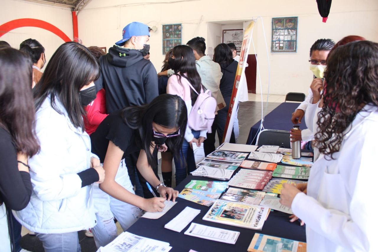 Impulsa IMJP feria contra las adicciones en juntas auxiliares de Puebla Capital