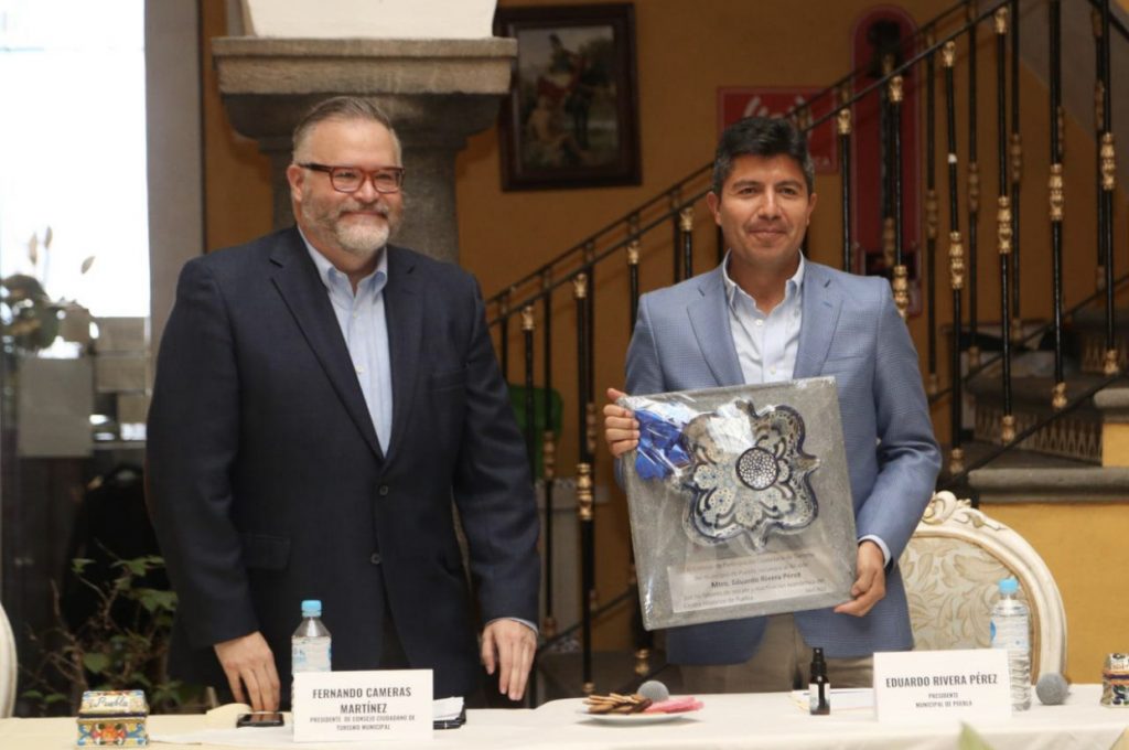 Reconoce Consejo Ciudadano de Turismo al gobierno de Eduardo Rivera Pérez