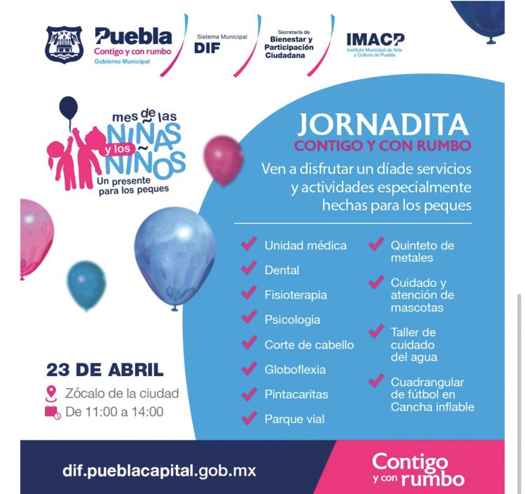 Ayuntamiento de Puebla acercará servicios y actividades especiales para la niñez