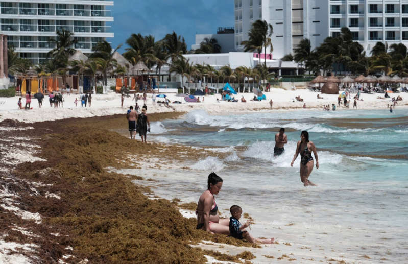 El sargazo amenaza algunas playas del Caribe para Semana Santa