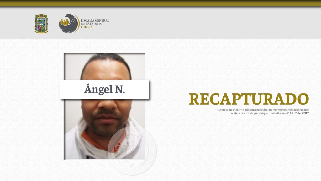 Fiscalía Puebla recapturó a un secuestrador en operativo de colaboración en CDMX