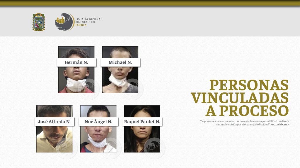 Personas vinculadas a proceso por robos en Puebla y Atlixco
