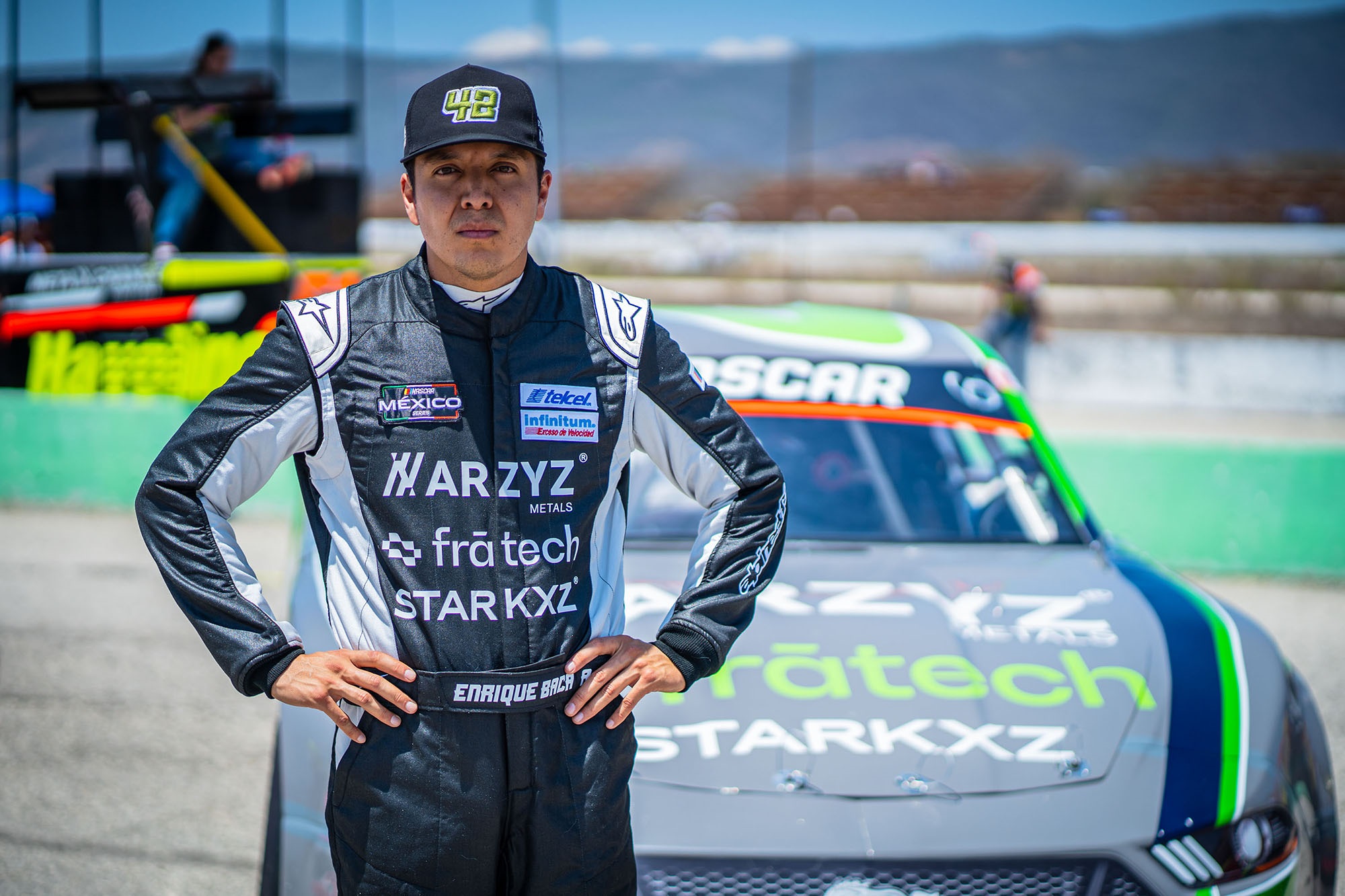 Julio Rejón y la Escudería GGG, tuvieron inicio complicado en fecha 1 de Nascar México