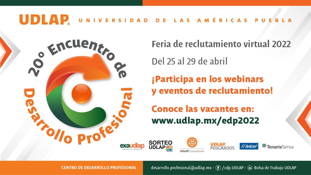 Alista UDLAP su 20° Encuentro de Desarrollo Profesional 2022