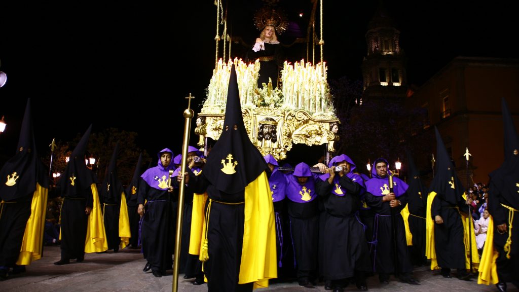 Todo listo para la Procesión del Silencio en SLP