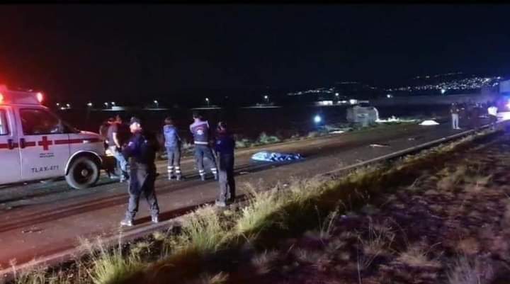 Mueren 5 mujeres en fatal accidente en Tlaxcala